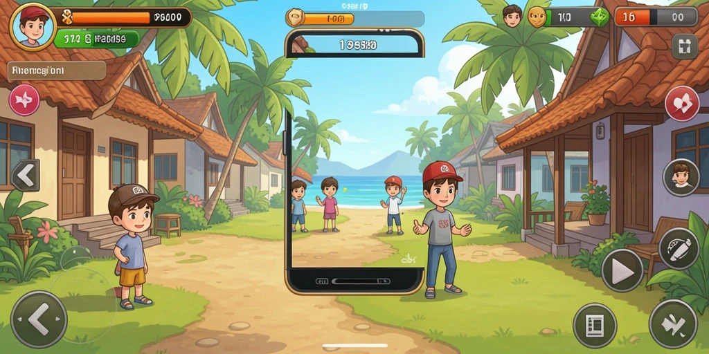 Tampilan grafis yang memukau dalam game MERDEKA138.