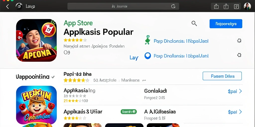 Tampilan antarmuka yang user-friendly.